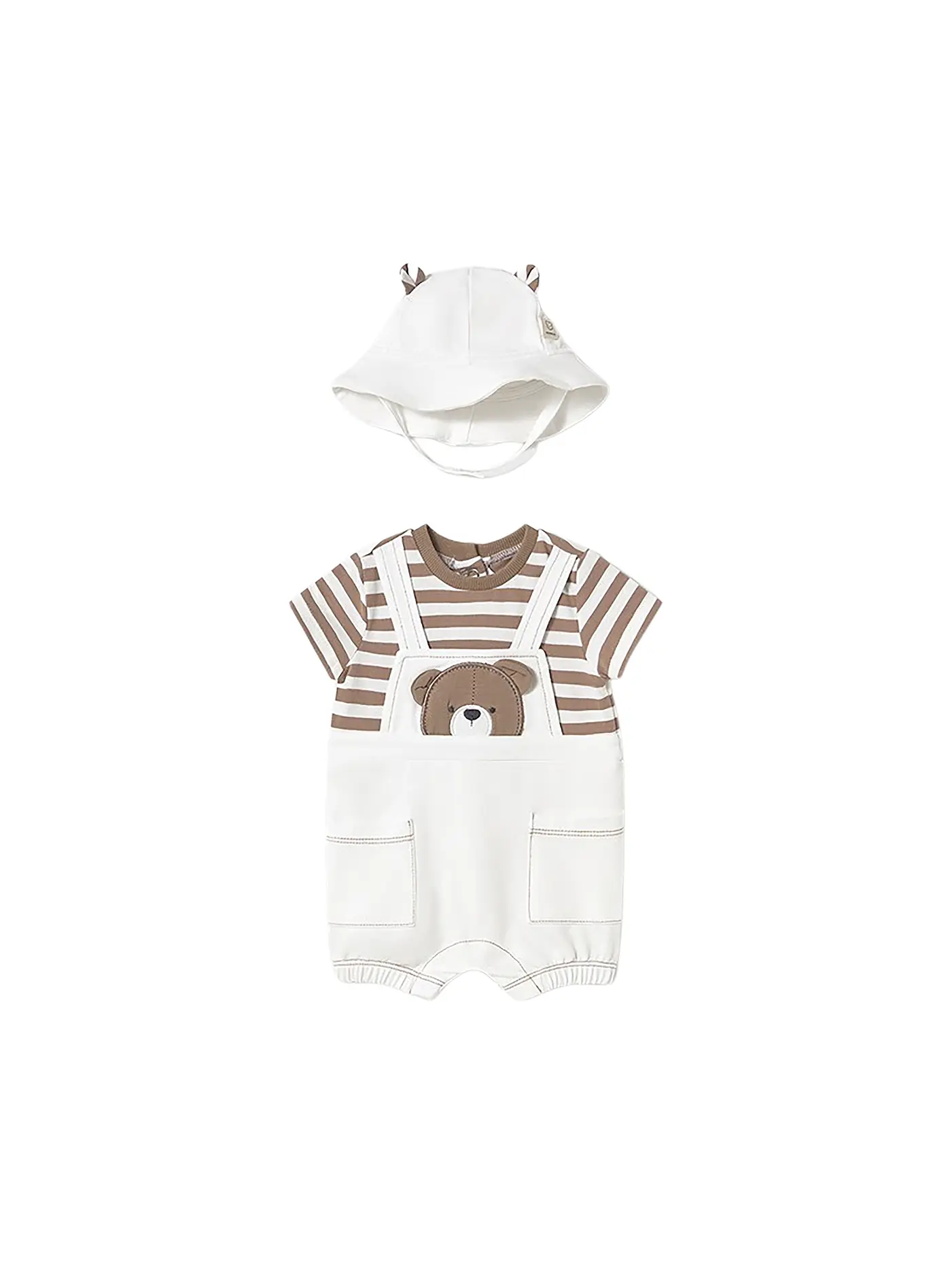 MAYORAL | Baby Set 2-teilig Strampler und Mütze | 